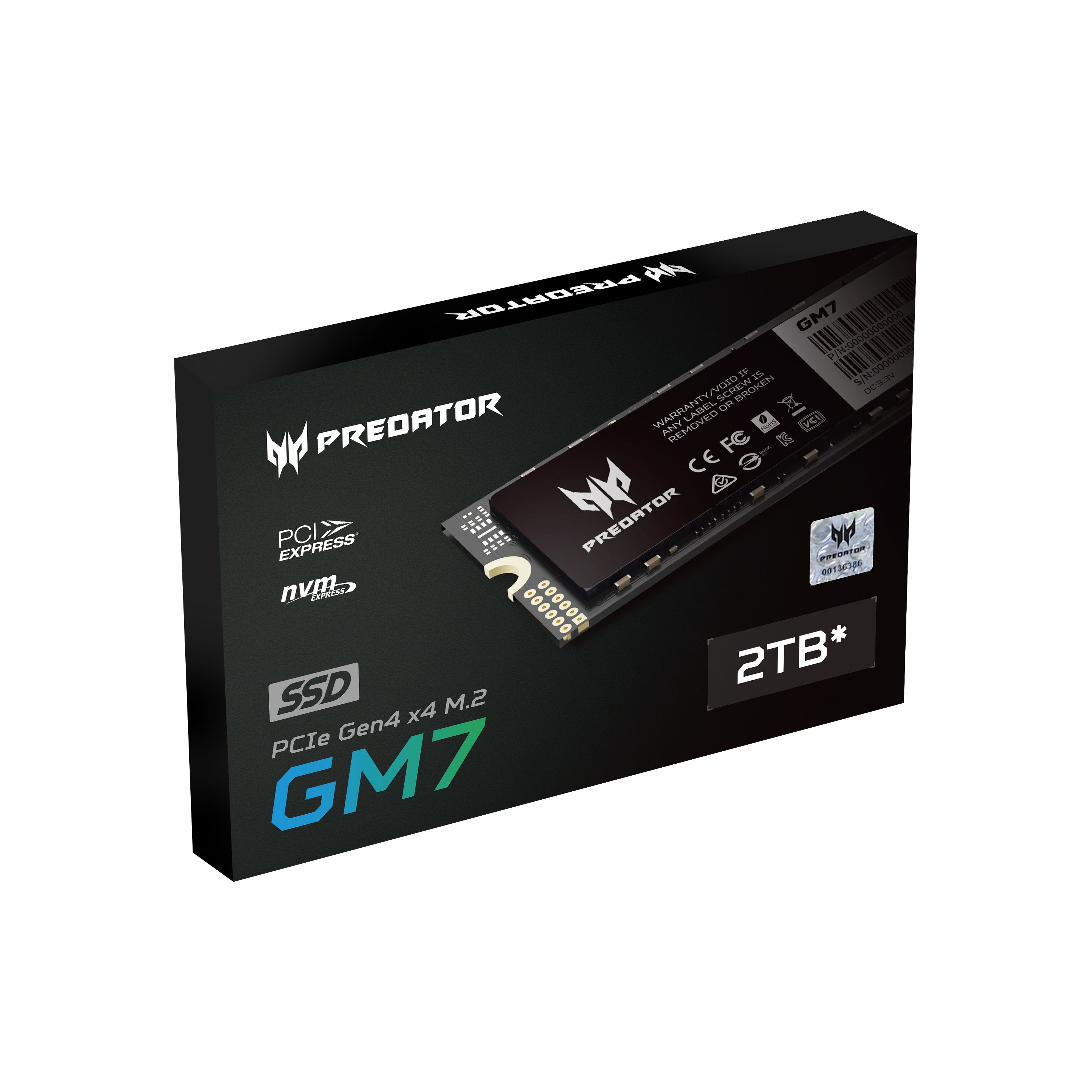 EAN 6955914619135 - Predator GM7-2TB M.2 PCI Express 4.0 NVMe imagen 6