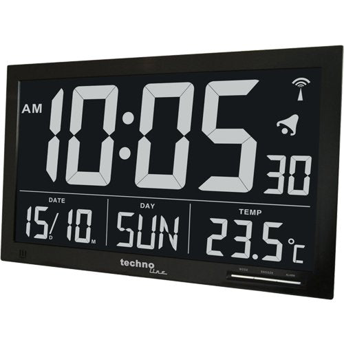 Technoline Ws 8007 Reloj Digital Con Pantalla Lcd Grande