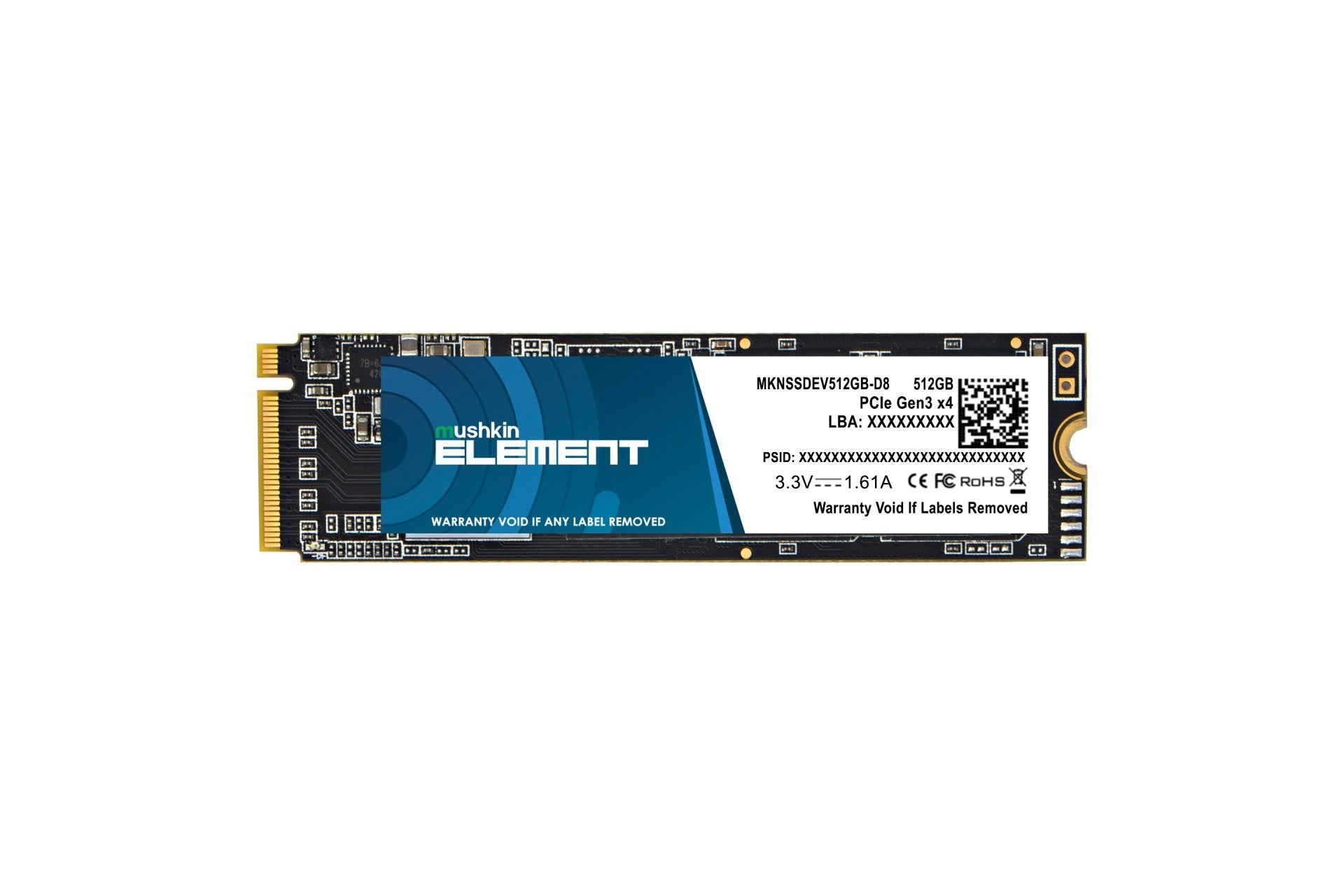 EAN 0846651034267 - Mushkin Element 512 GB M.2 PCI Express 3.0 NVMe 3D NAND imagen 1