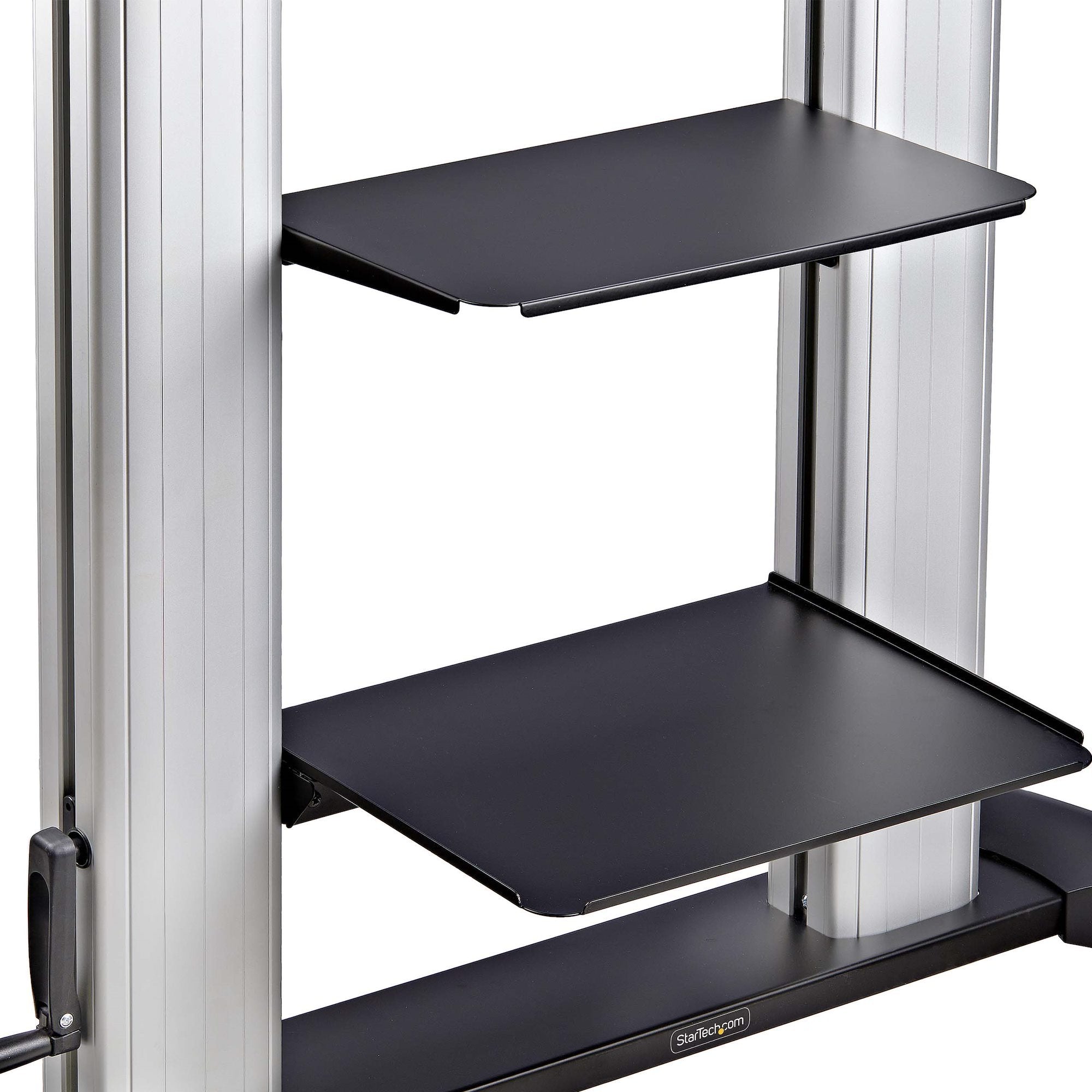 EAN 0065030906302 - StarTech.com 1110C-MOBILE-TV-CART soporte para TV 2,54 m (100") Negro, Plata imagen 9