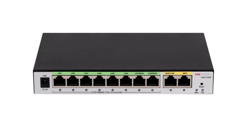EAN 6942160450032 - Hikvision DS-3WG210GP-SI router Gigabit Ethernet Gris imagen 1