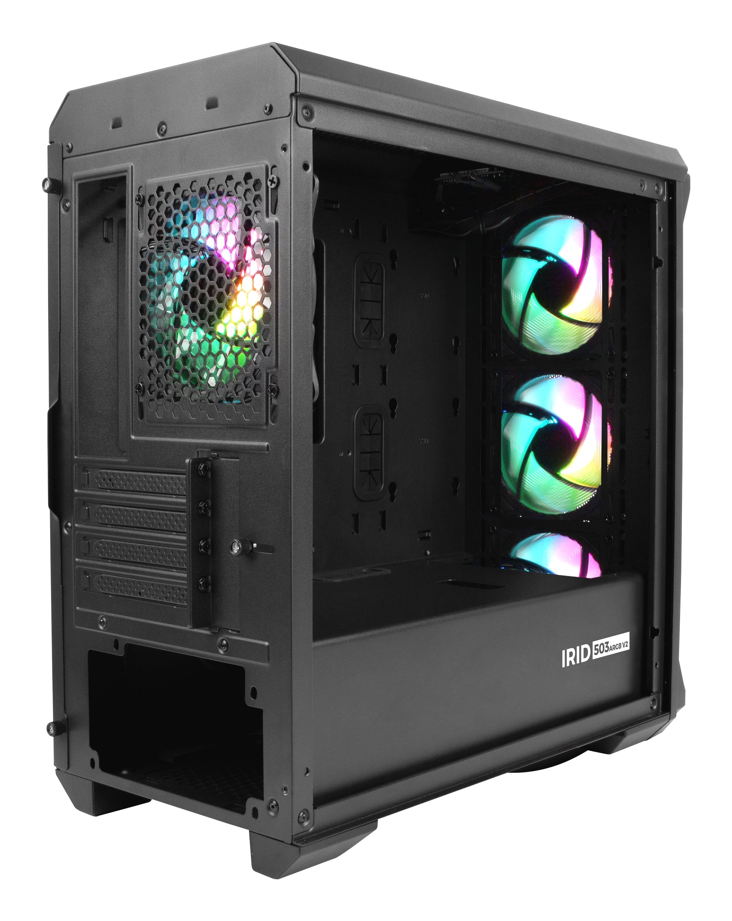 EAN 5901969425307 - GENESIS Irid 503 ARGB Micro Torre Negro, Transparente imagen 7