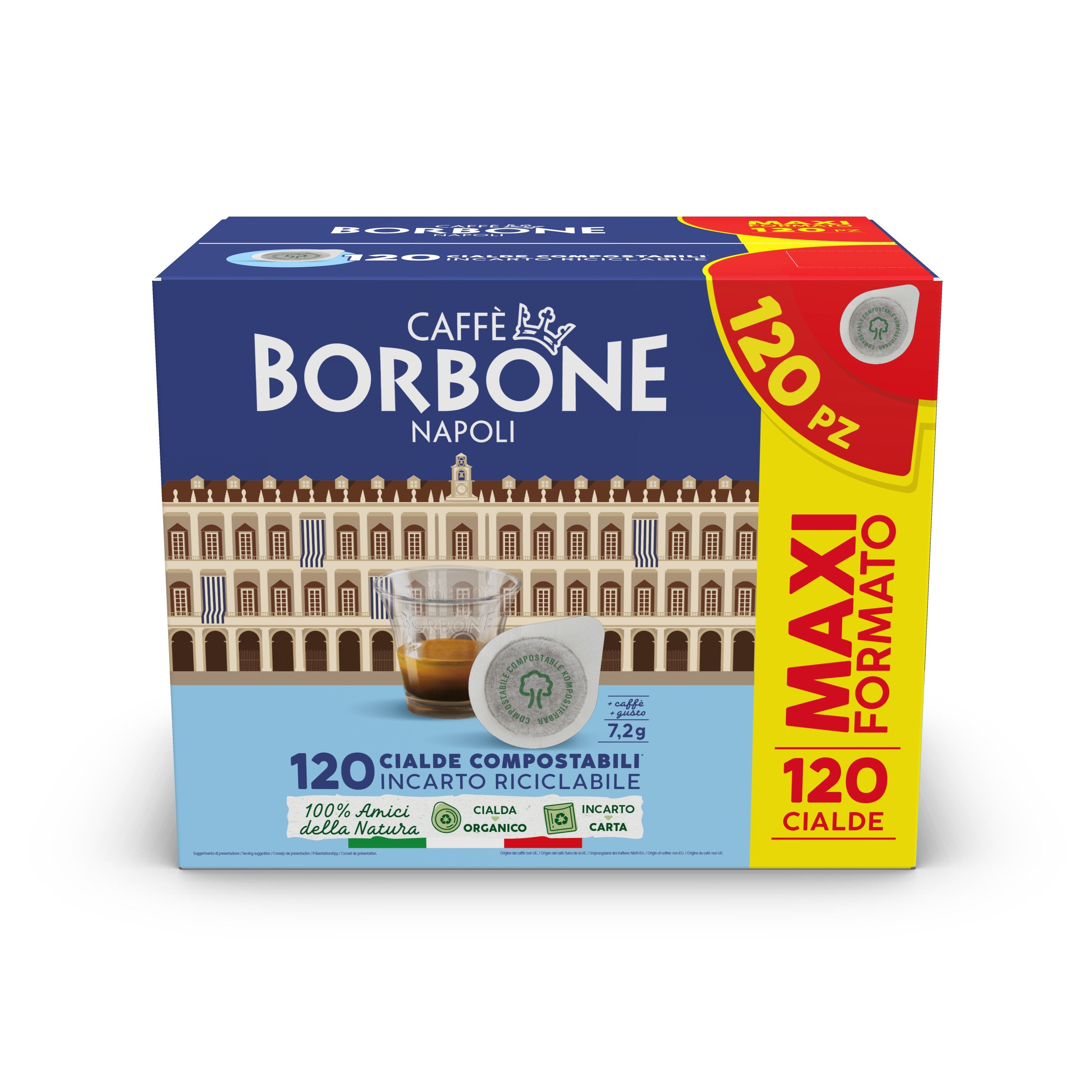 EAN 8034028337314 - Caffè Borbone Cialda Suprema Dosis de café 120 pieza(s) imagen 1