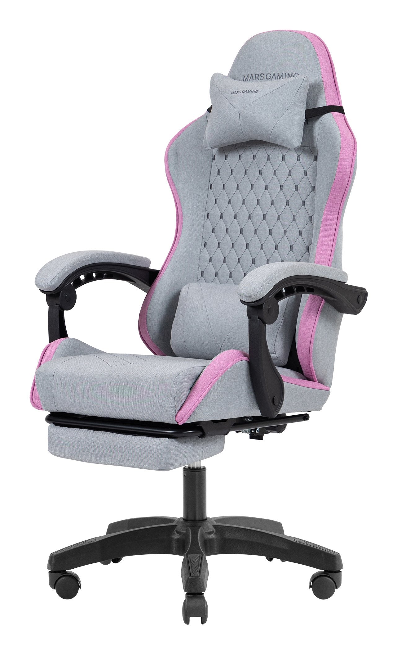 EAN 8435693112976 - Mars Gaming MGCXFSPK silla para videojuegos Silla para videojuegos de PC Asiento acolchado Gris, Rosa imagen 5