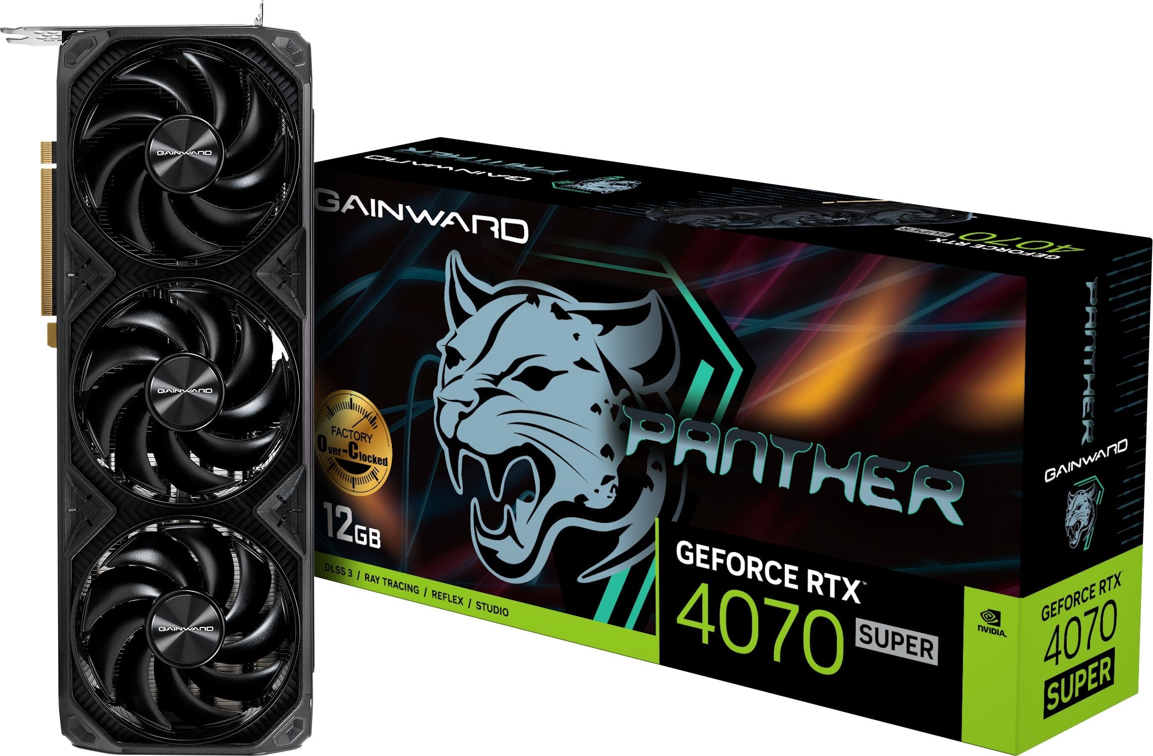 Tarjeta Gráfica Gainward Ned407st19k9-1043z Nvidia Geforce Rtx 4070 Super 12 Gb Gddr6x