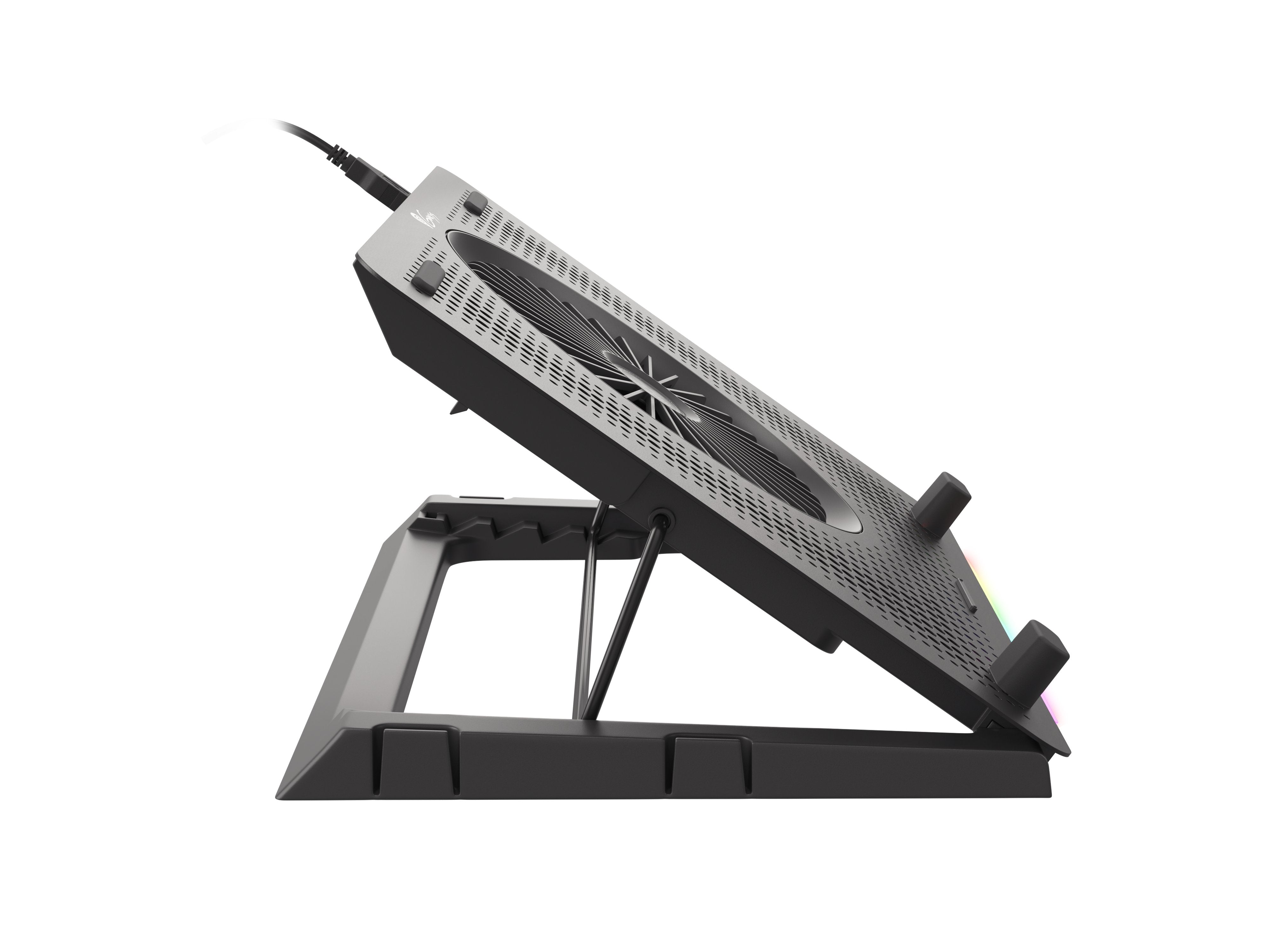 Base Refrigeradora Genesis Oxid 450 Rgb Para Portatil Hasta 15.6"