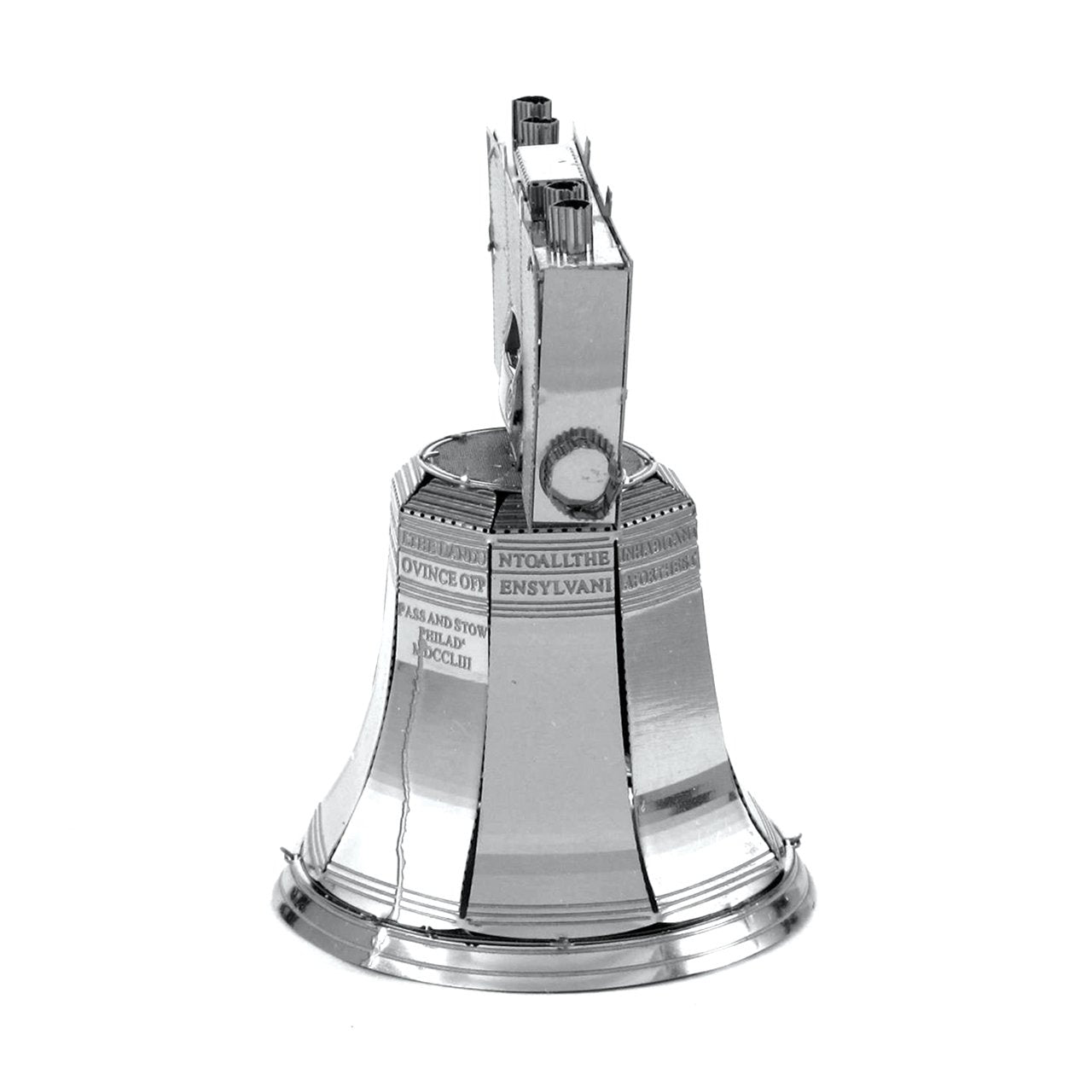 Maqueta 3d Metal Fascinations Liberty Bell Philadelphia Montaje Sin Pegamento Ni Soldadura