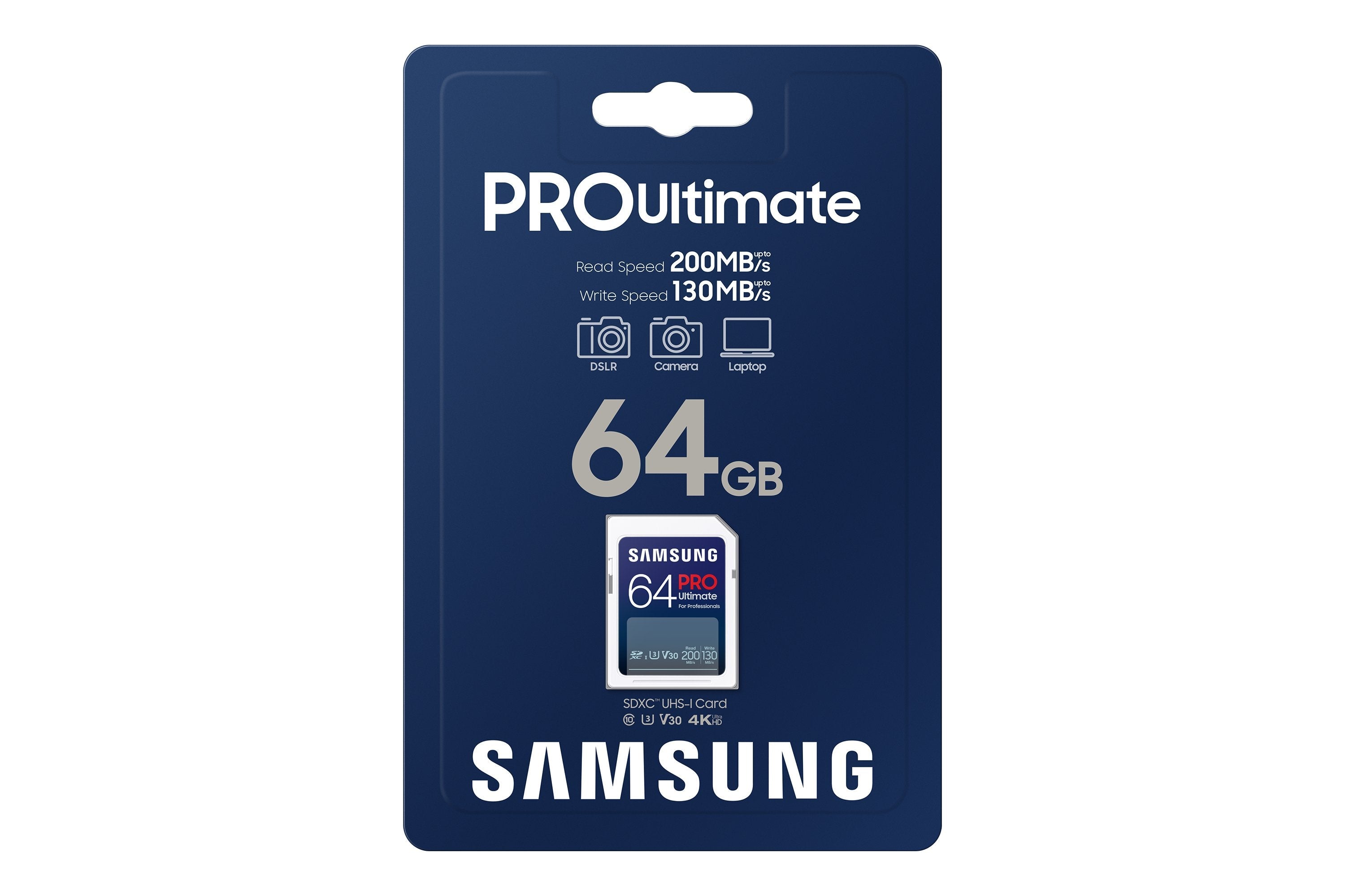 Samsung Pro Ultimate Sdxc 64gb Uhs-I U3 130mb/S 200mb/S