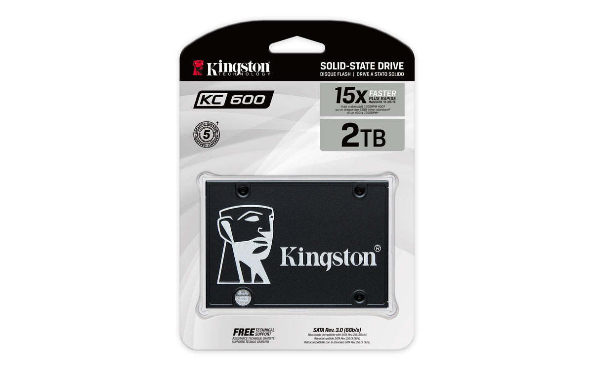 EAN 0740617304350 - Kingston Technology KC600 2 TB 2.5" Serial ATA III 3D TLC NAND imagen 3