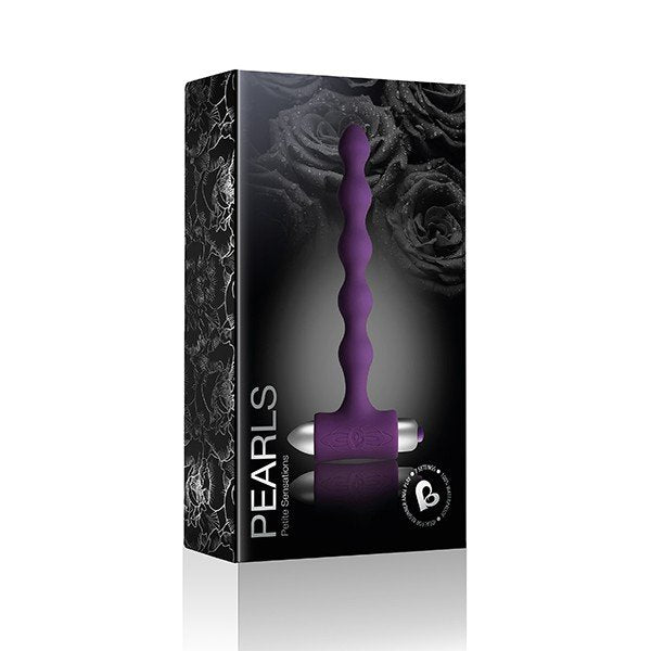 Rocks-Off - Plug Anal Con Vibración Y Ondulaciones Petite Sensations Pearls