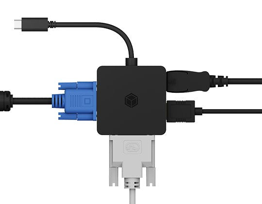 EAN 4250078172338 - ICY BOX IB-DK1104-C Adaptador gráfico USB 3840 x 2160 Pixeles Negro imagen 5
