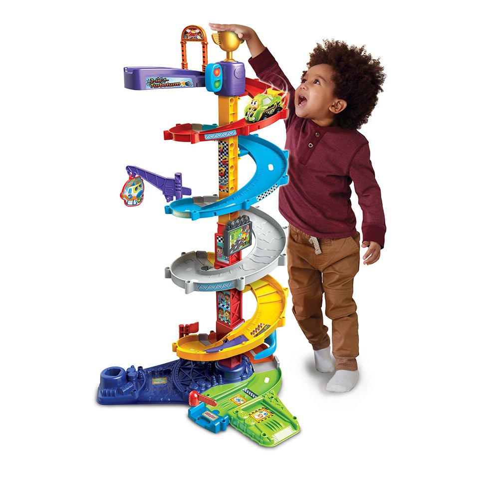 Vtech Hace Turboturm De Baby Speedsters-2-In-1, Construcción De Juegos 80-535004