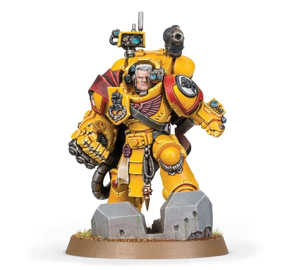 Warhammer 40k - Space Marines Chapelain En Armure Terminator