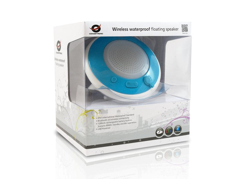 Conceptronic Cllwaprospkbl Wireless Waterproof Floating Speaker Ipx7 International Waterproof Standardbluetooth 3.0 Wireless Co