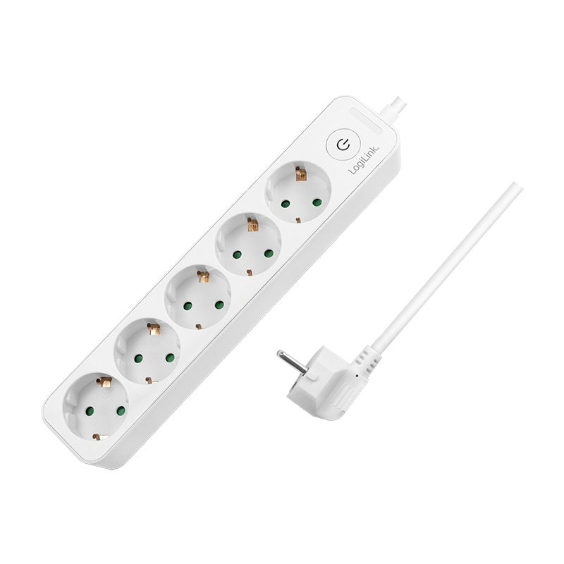 EAN 4052792057782 - LogiLink LPS246 base múltiple 1,5 m 5 salidas AC Interior Blanco imagen 1