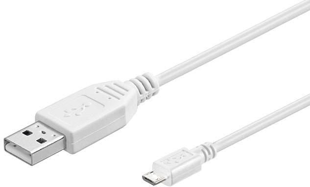 Microconnect Usbabmicro5w Cable Usb 5 M Usb 2.0 Usb A Micro-Usb B Blanco