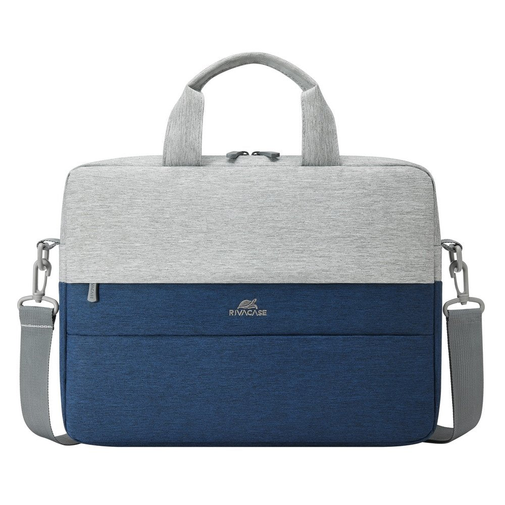 Maletin Rivacase 14" 7522 Grey/Dark Blue Para Portátil Azul, Gris