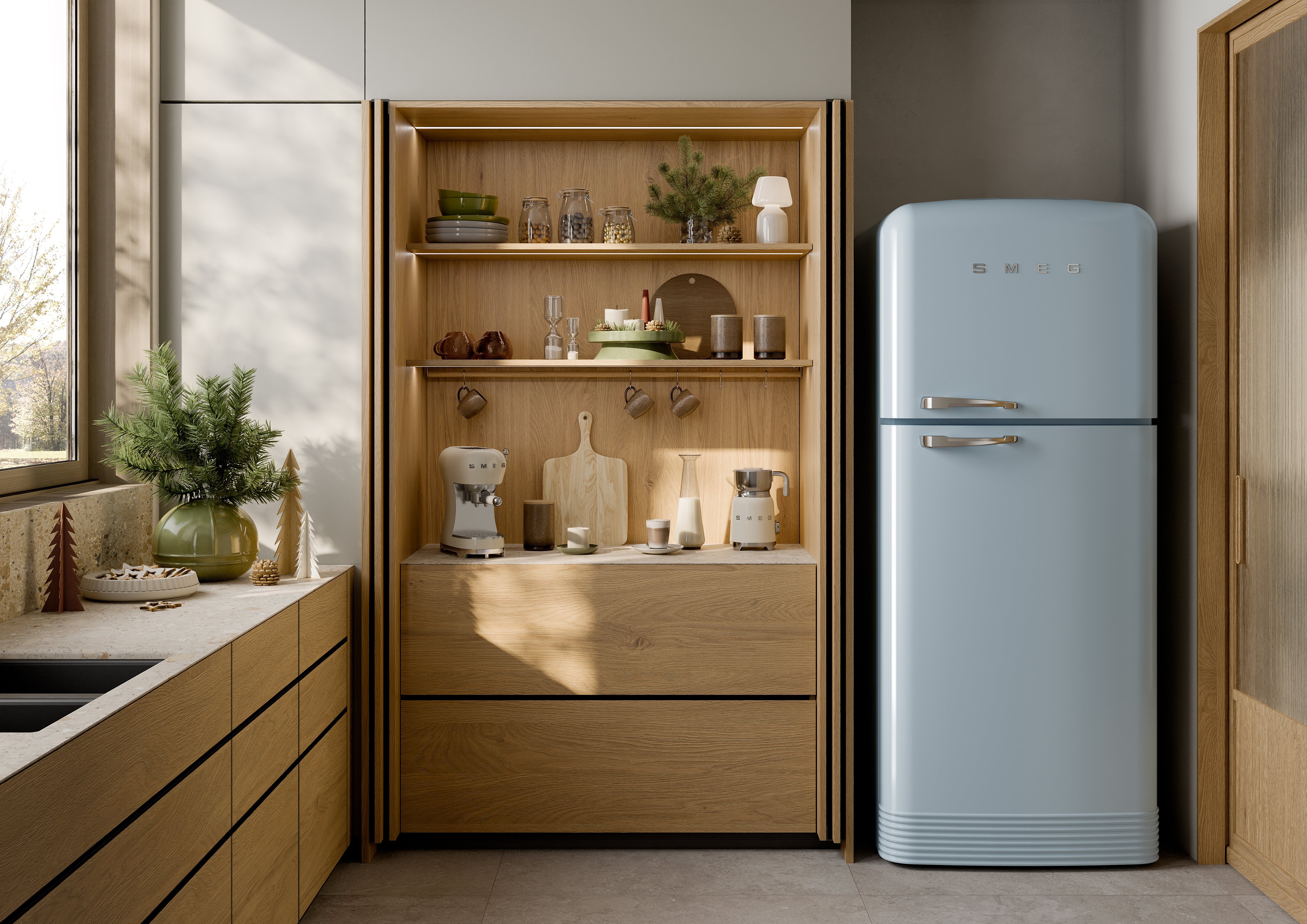 EAN 8017709324827 - Smeg ECF02CREU cafetera eléctrica Manual Máquina espresso 1,1 L imagen 15