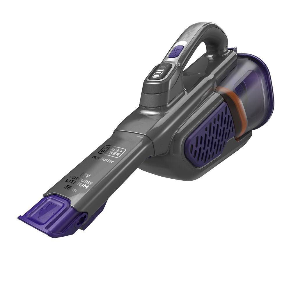 EAN 5035048712825 - Black & Decker BHHV520BFP aspiradora de mano Negro, Violeta Sin bolsa imagen 1