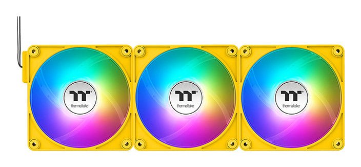 EAN 4711475649934 - Thermaltake CT120 EX Reverse ARGB Sync PC Carcasa del ordenador Ventilador 12 cm Amarillo 3 pieza(s) imagen 3