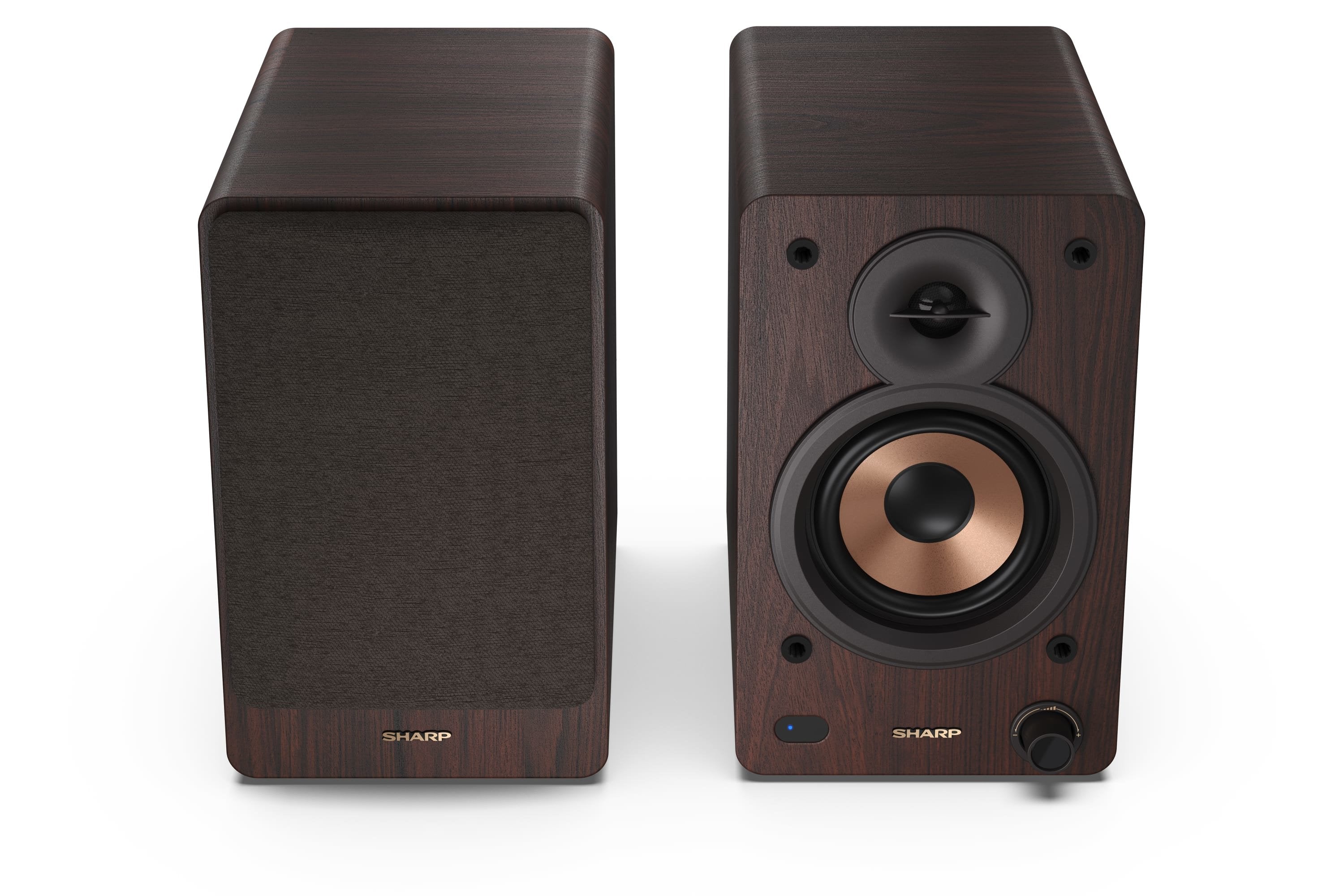 EAN 4974019216584 - Sharp BOOKSHELF SPEAKERS De 2 vías Marrón Inalámbrico y alámbrico 60 W imagen 4