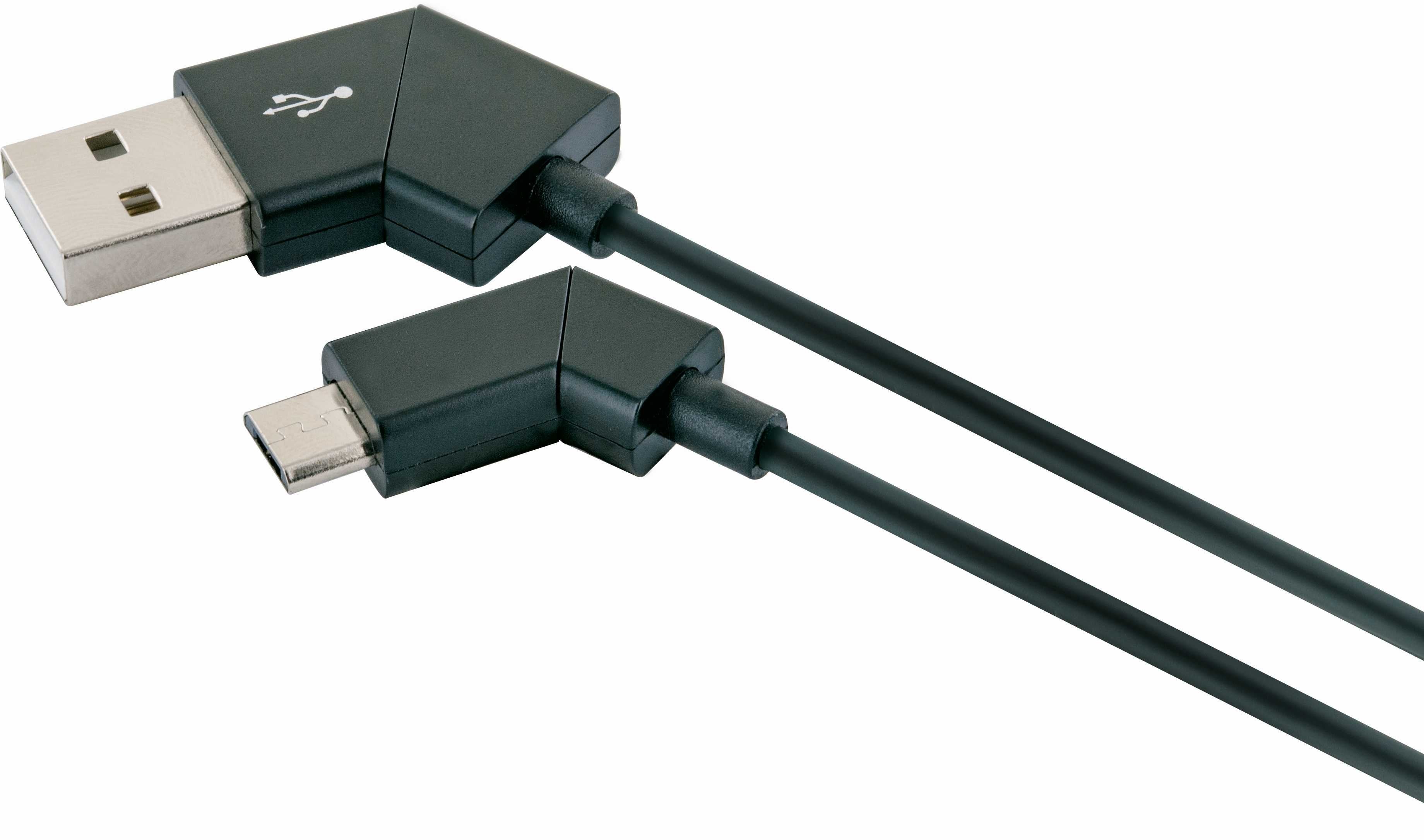 EAN 4004005027075 - Schwaiger LKW 120 M cable USB USB 2.0 1,2 m USB A Micro-USB B Negro imagen 2