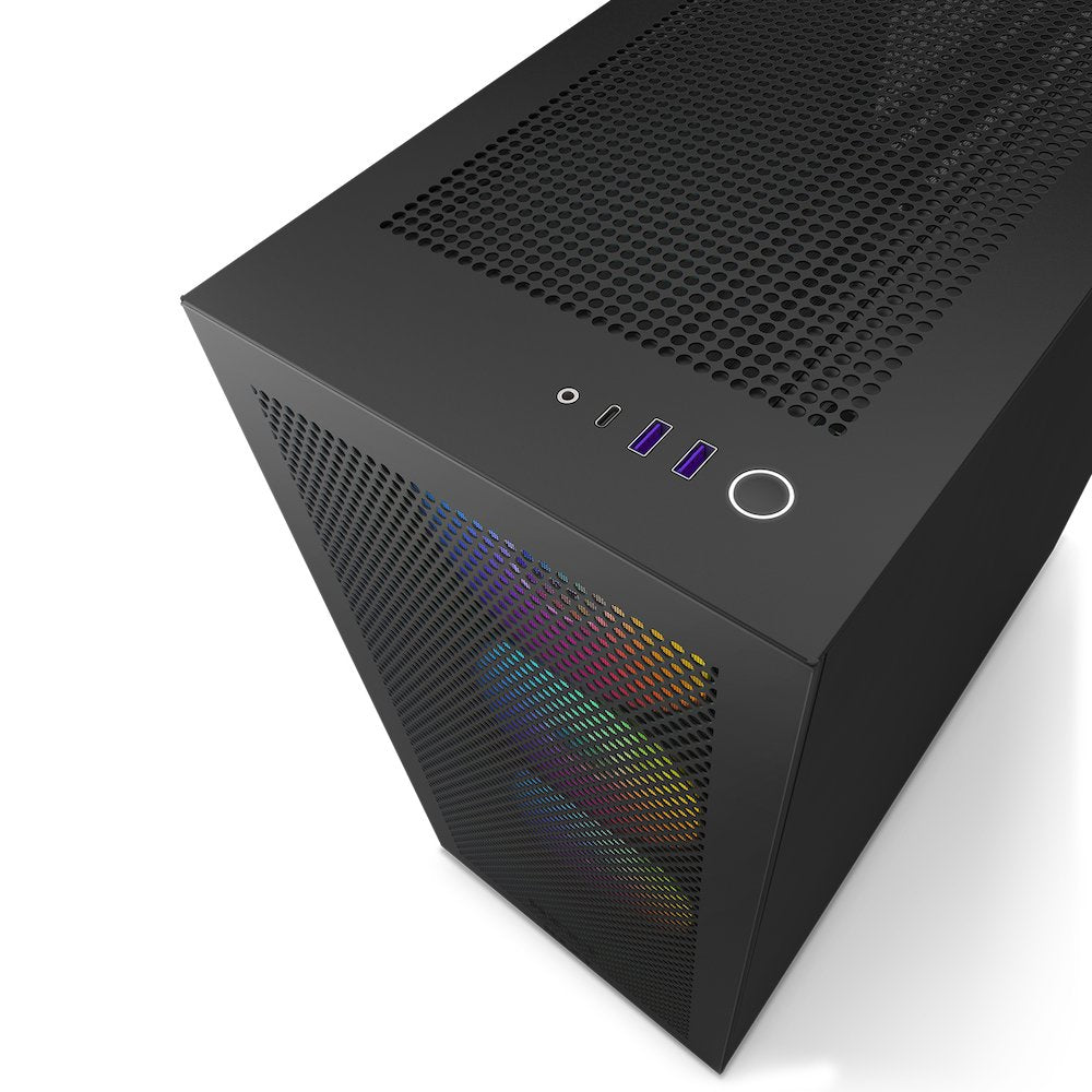 Caja Pc Nzxt H7 Flow Rgb Black - Midi Atx Cm-H71fb-R1
