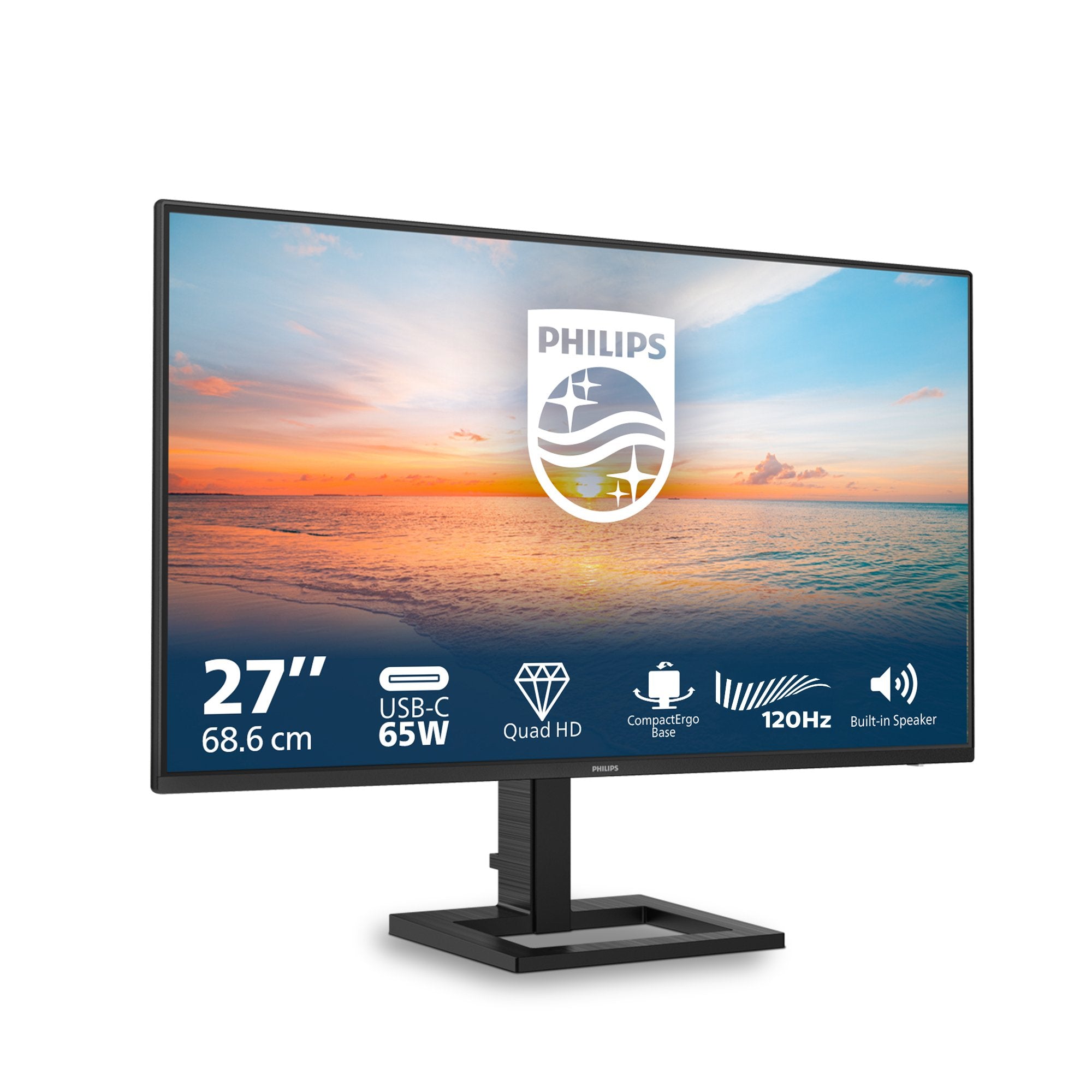EAN 8712581804442 - Philips 1000 series 27E1N1600AE/00 pantalla para PC 68,6 cm (27") 2560 x 1440 Pixeles Quad HD LCD Negro imagen 2