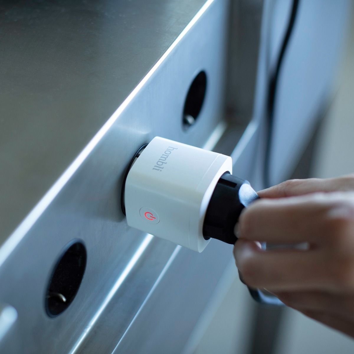 Hombli Hbpp-0201 Enchufe Inteligente 3680 W Hogar Blanco