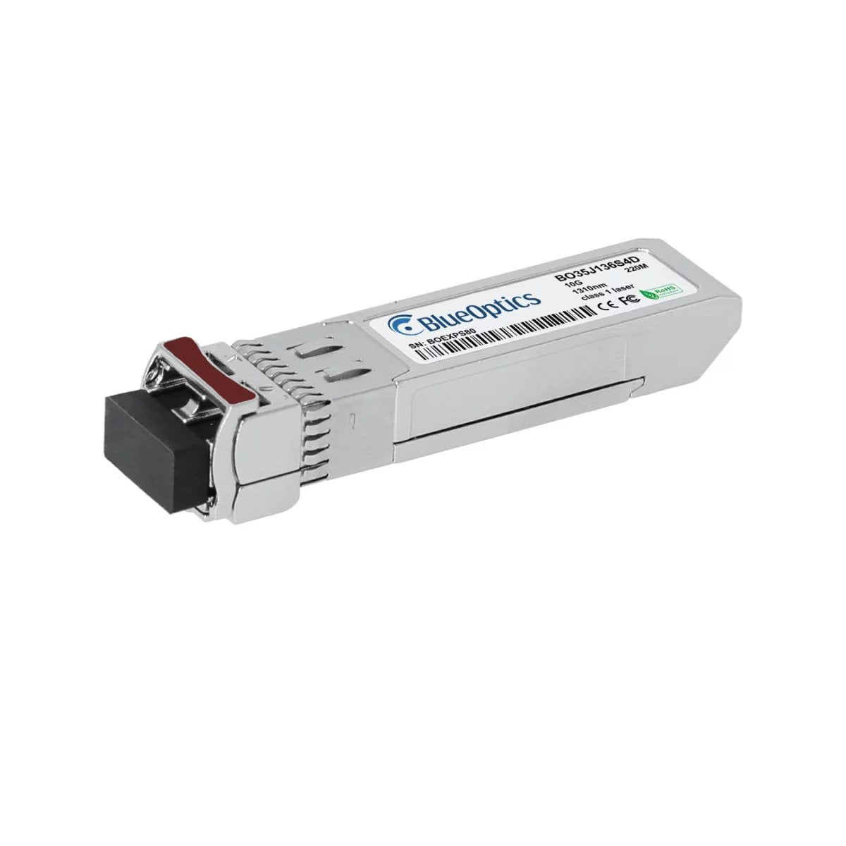 Blueoptics Mrv Sfp-10gd-Lrm Blueoptics Bo35j136s4d Sfp+ Transceiver, 10gbase-Lrm, Multimode Fiber, 1310nm, 220 M