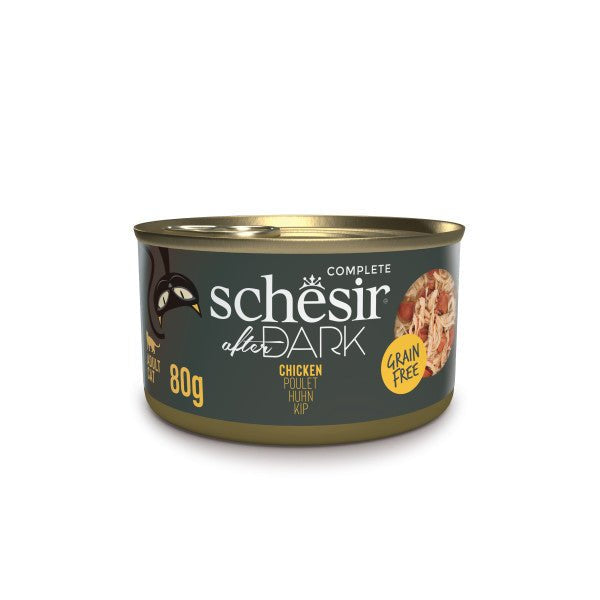 Comida Húmeda Para Gatos Schesir After Dark Chicken In Broth 80g