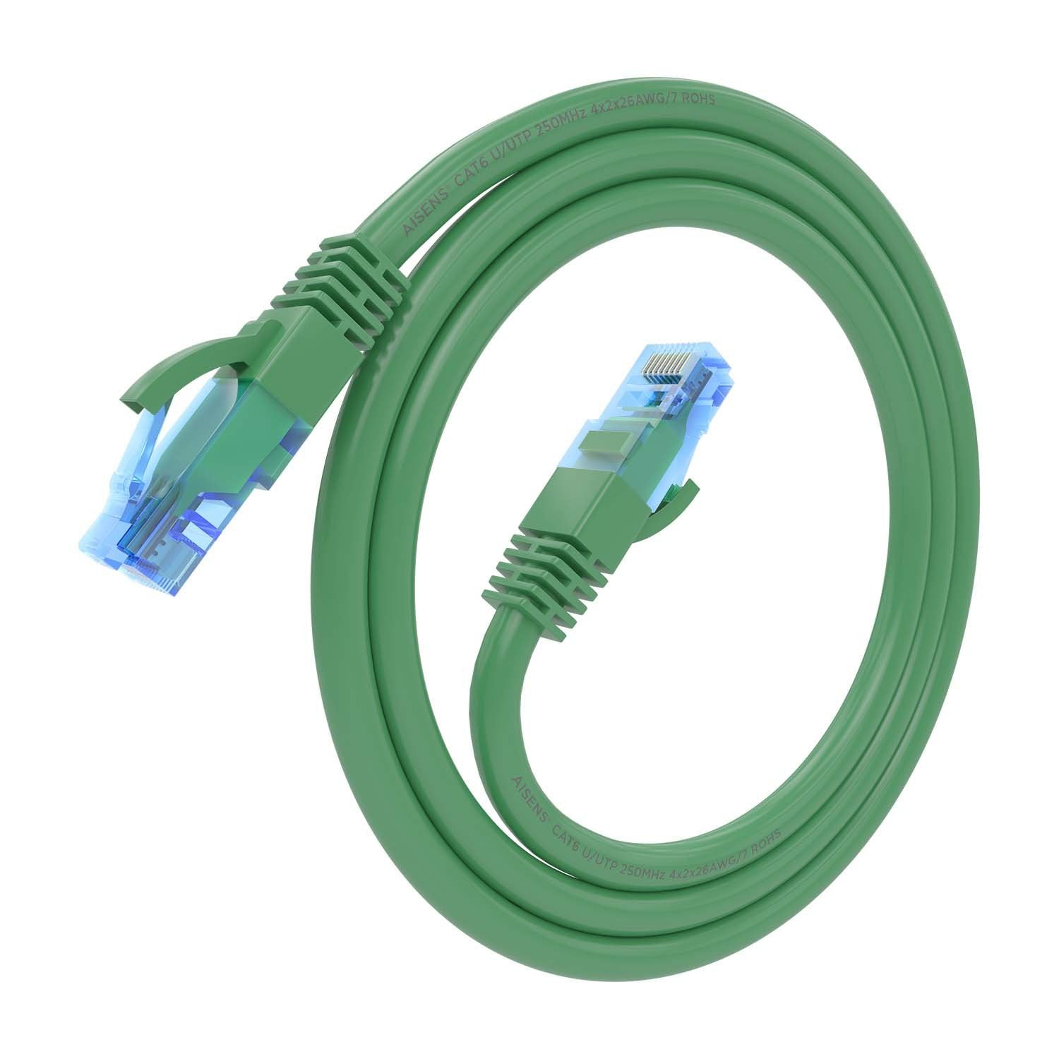 Aisens Cable De Red Rj45 Cat.6 Utp Awg26 Cca - 0.75m - Verde