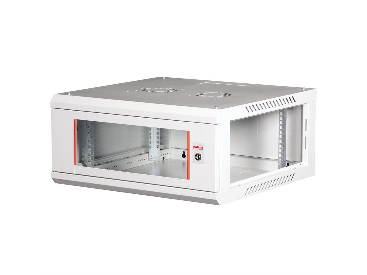 Roline 19-Zoll Wandgehuse Basic Plus 4he, 600x600 Bxt Grau