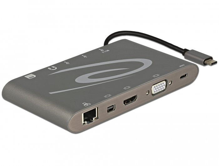 EAN 4043619872978 - DeLOCK 87297 base para portátil y replicador de puertos USB 3.2 Gen 2 (3.1 Gen 2) Type-C Gris imagen 1