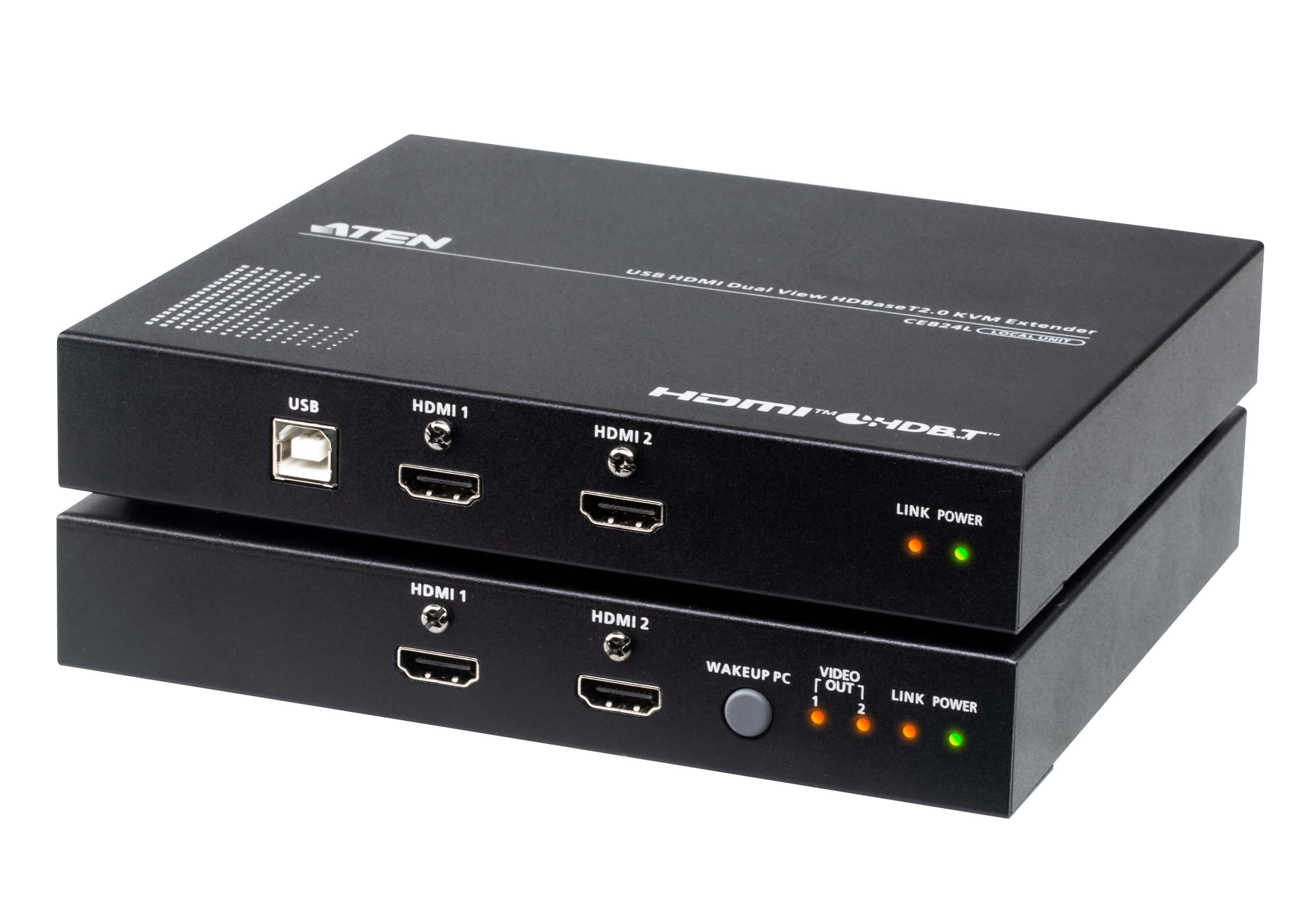 Aten Ce824-At-G Usb Hdmi Doble View Hdbaset2.0 Kvm Extend