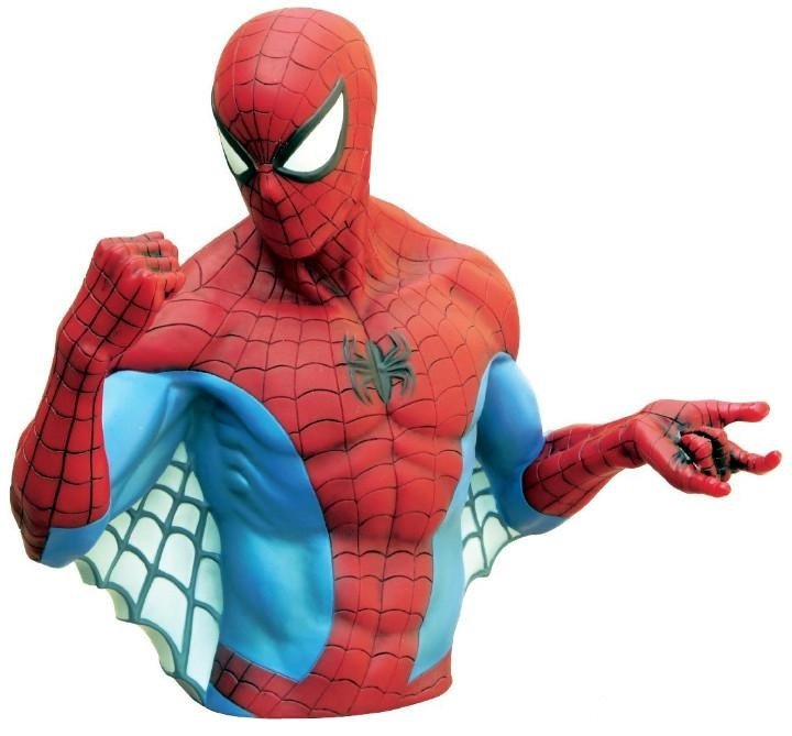 EAN 0077764670008 - Monogram Spider-Man Bust Bank imagen 1