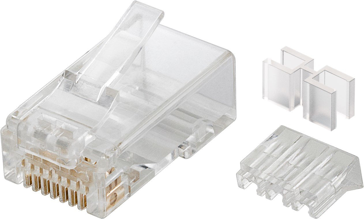 Goobay 72501 Conector Rj45 Transparente