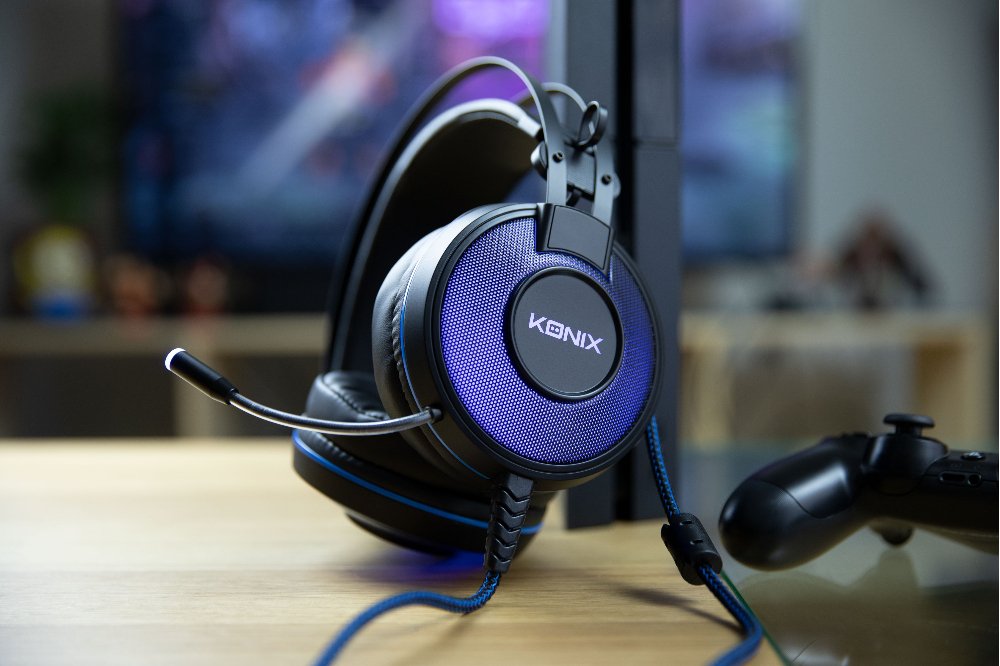 Auriculares Konix Ps4 Ps-700 7.1 50mm Neodimio Micro Flexible Kx-Gh-Ps7-P4