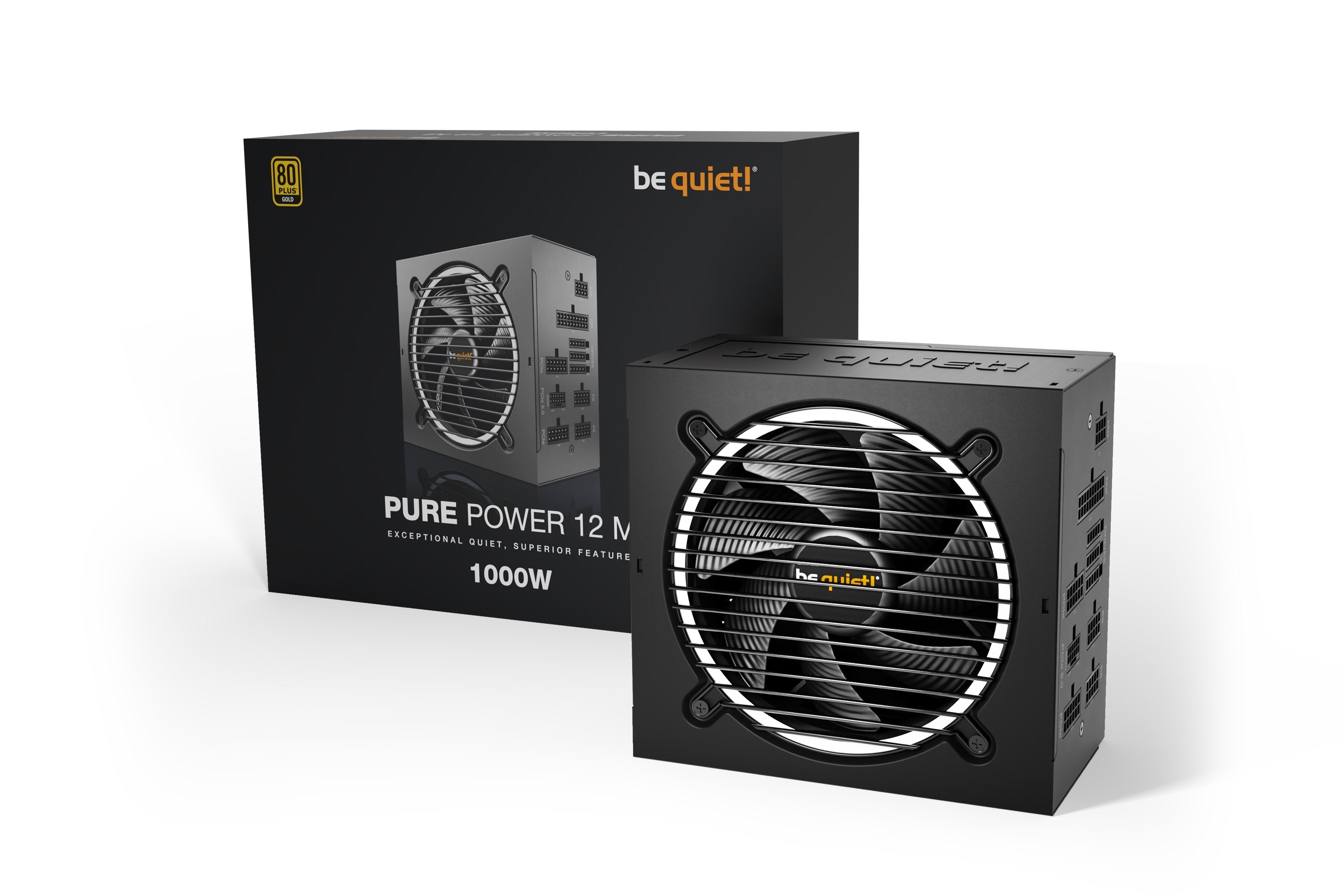 EAN 4260052189504 - be quiet! Pure Power 12 M unidad de fuente de alimentación 1000 W 20+4 pin ATX ATX Negro imagen 2