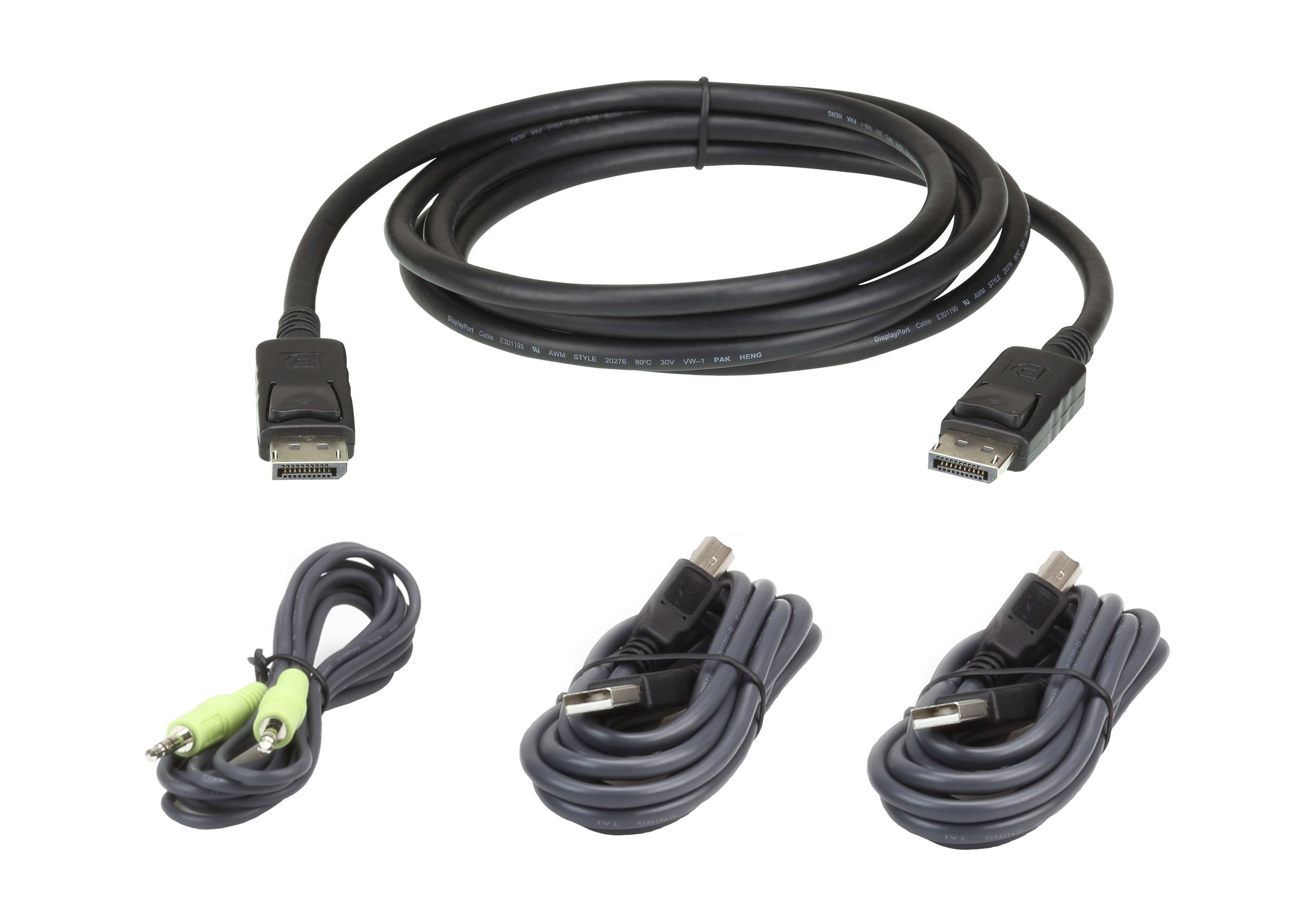 EAN 4719264647338 - ATEN 2L-7D03UDPX4 cable para video, teclado y ratón (kvm) Negro imagen 1