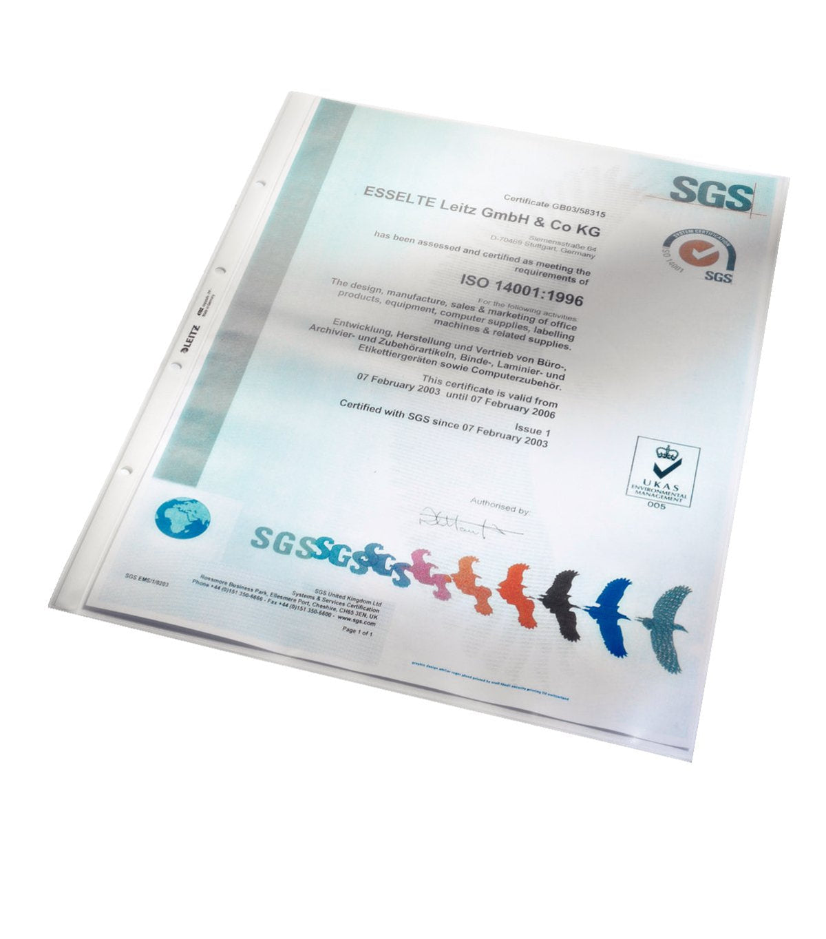 Esselte Leitz Funda Protectora - Para A3 (297 X 420 Mm) (Paquete De 50)