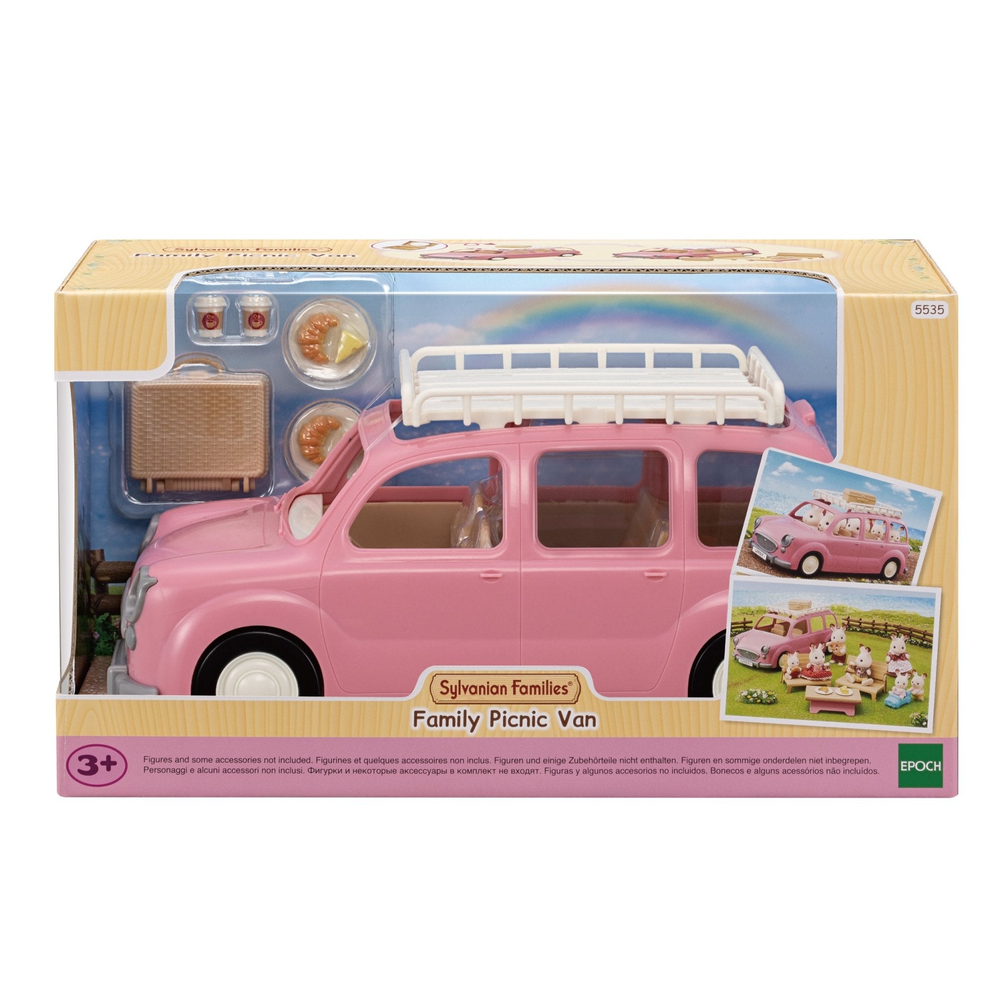 Epoch Sylvanian Families - Familienauto Con Picknickzubehör 5535