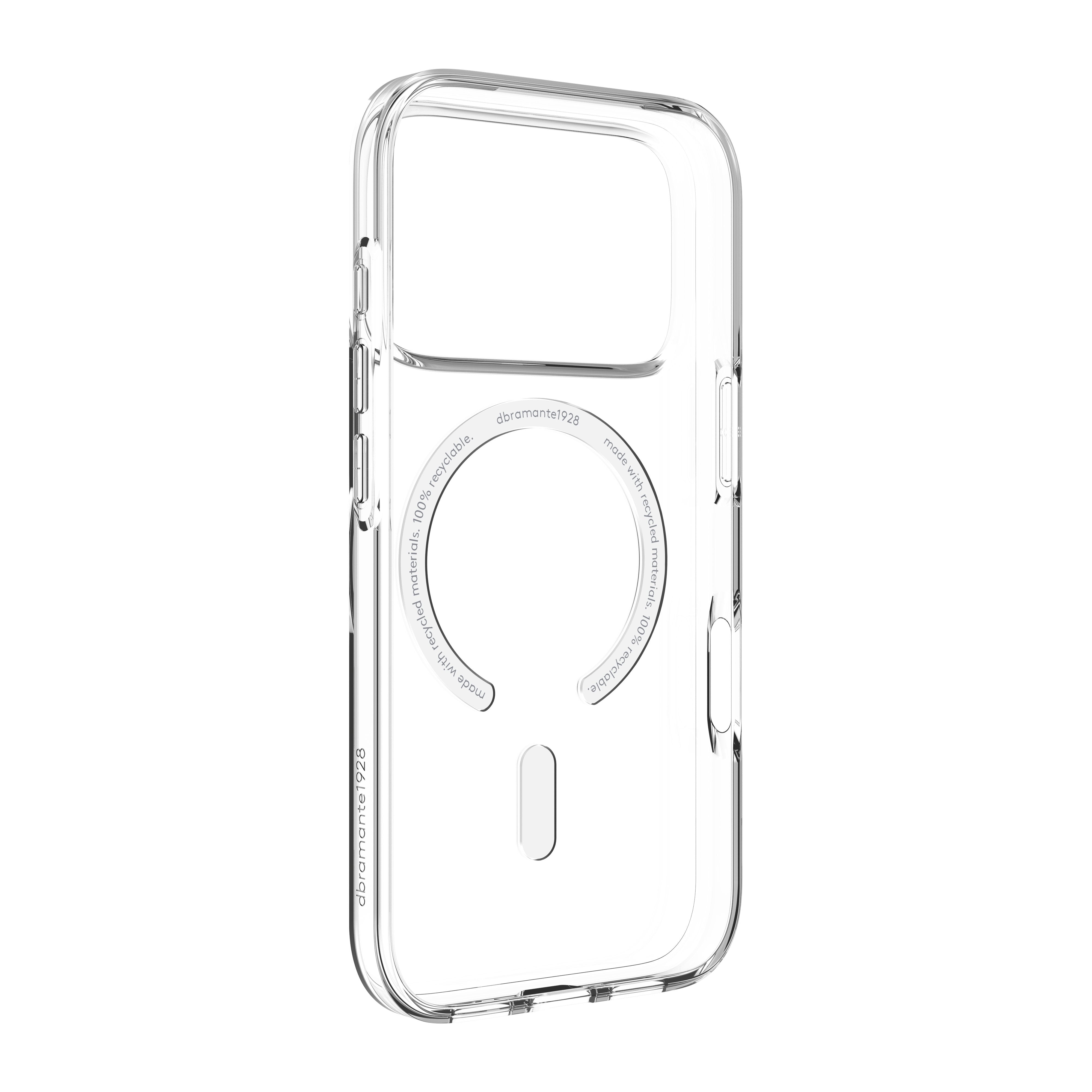 Dbramante1928 Greenland Pro Carcasa Trasera Para Teléfono Móvil Compatibilidad Con Magsafe Plástico Transparente