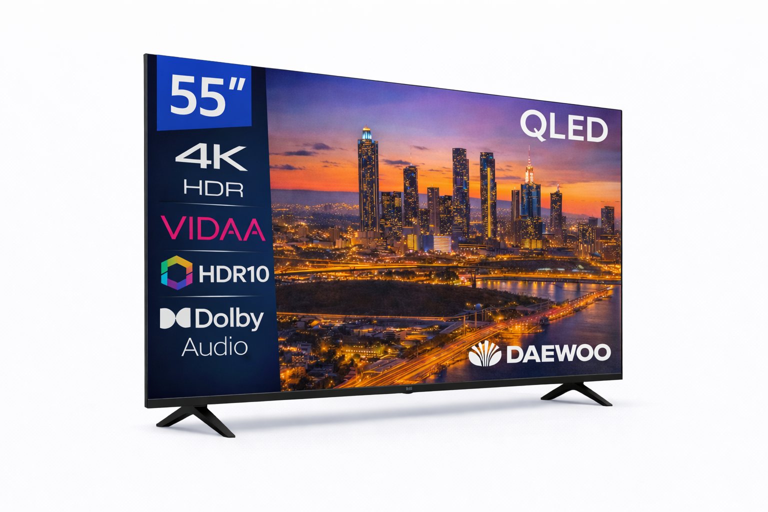 Televisor Daewoo 55 " Qled 4k Uhd 55vb56qv Smart Tv
