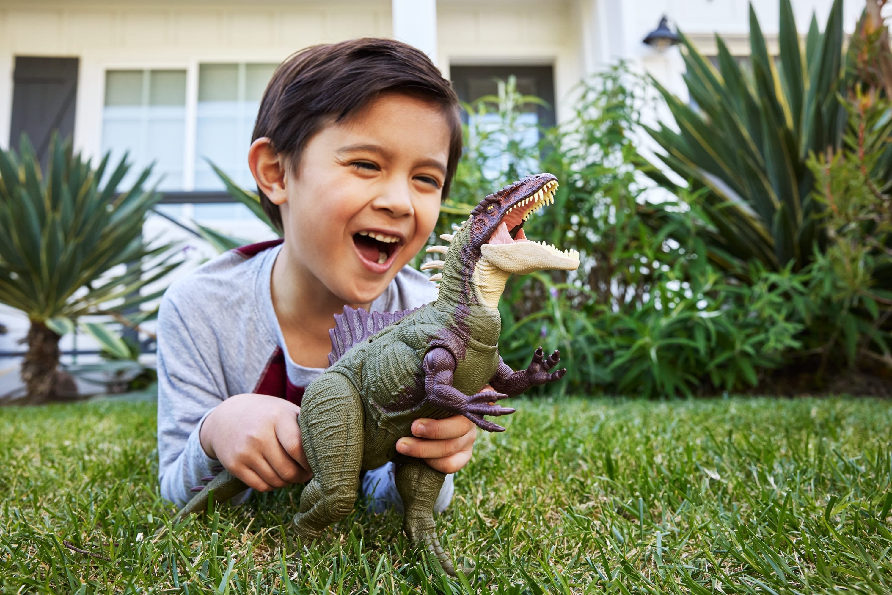 Figura De Juguete Mattel Jurassic World Battle Roar Becklespinax Hxf52