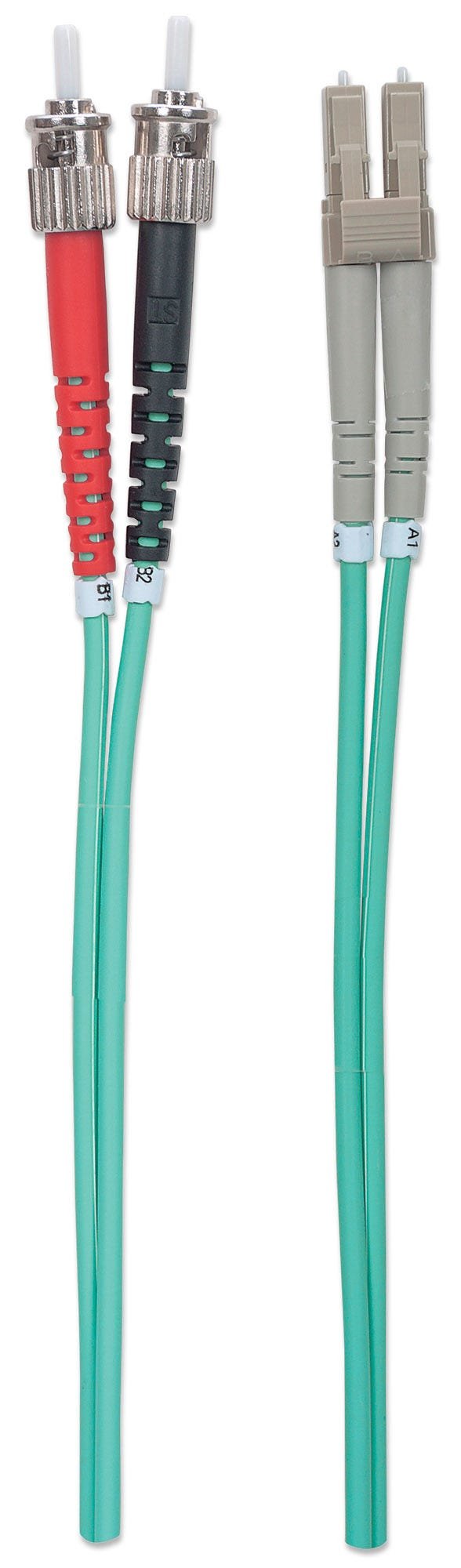 EAN 0766623751001 - Intellinet 751001 Cable de fibra óptica e InfiniBand 2 m ST LC Color aguamarina imagen 4