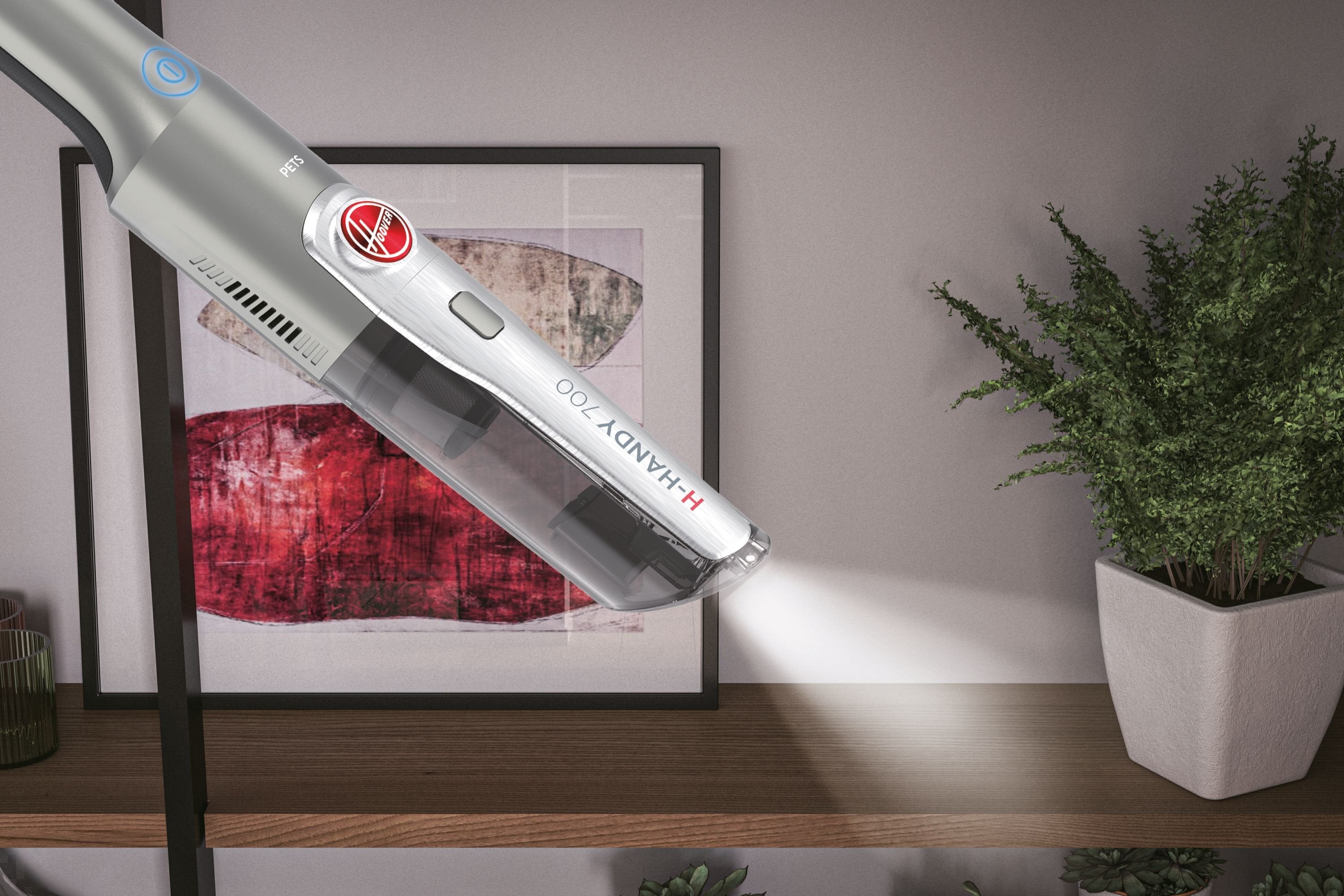 EAN 8059019010014 - Hoover H-HANDY 700 PETS HH710PPT 011 aspiradora de mano Platino imagen 8