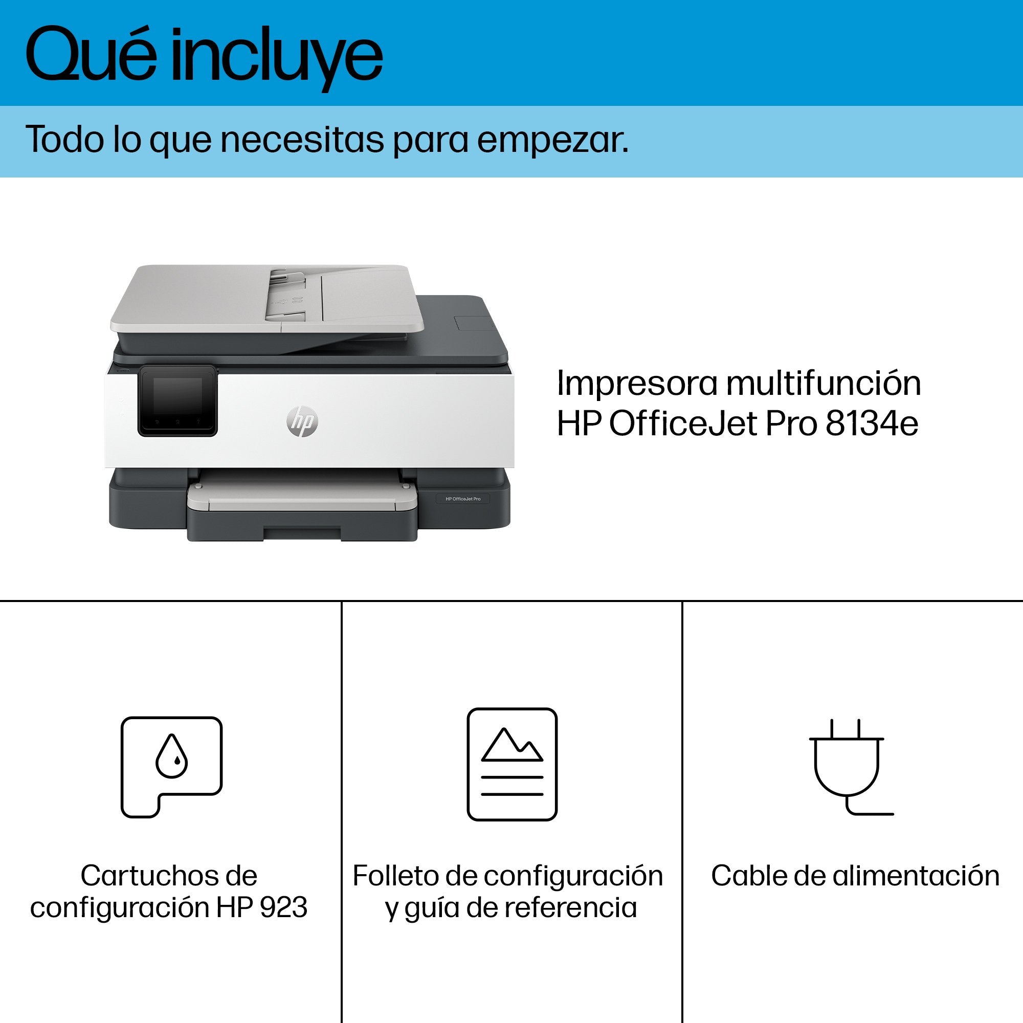 EAN 0197029945792 - HP OfficeJet Pro 8134e All-in-One Prntr Inyección de tinta térmica A4 4800 x 1200 DPI 20 ppm Wifi imagen 4