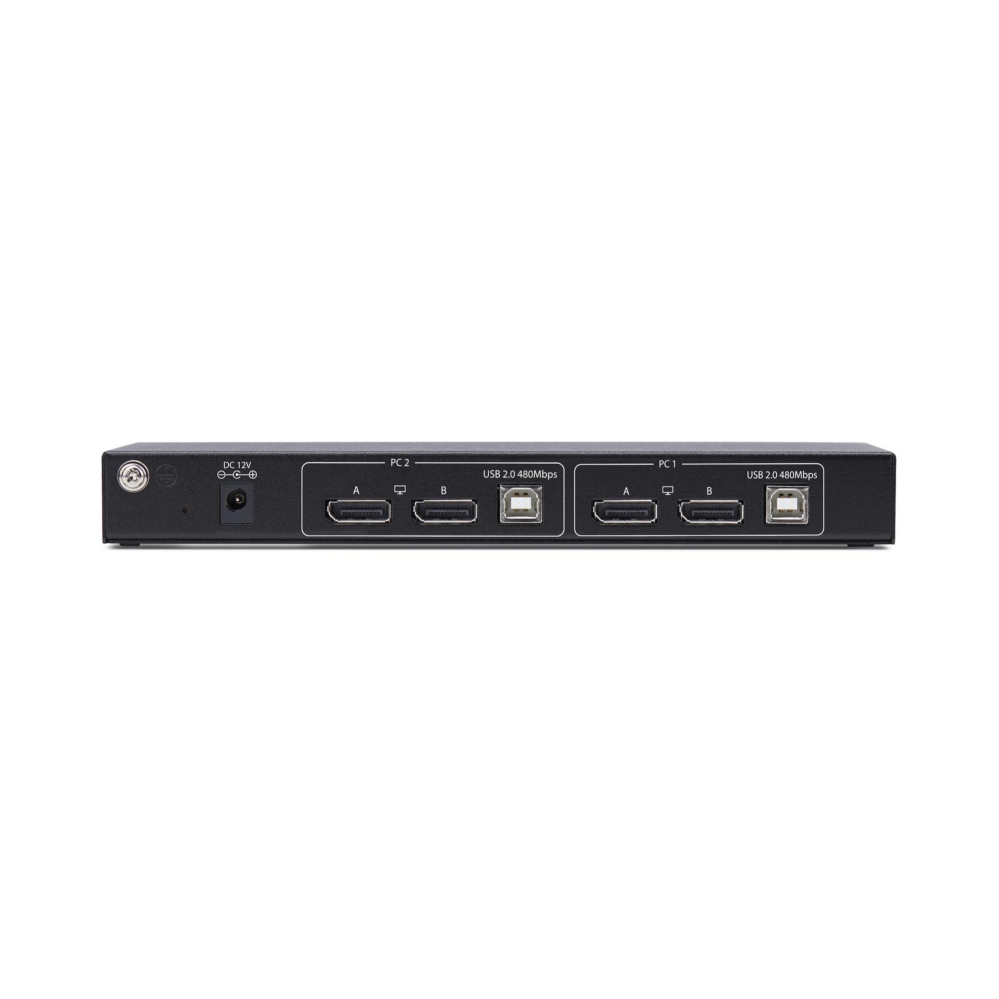 EAN 0065030904346 - StarTech.com P2ADD121D-KVM-SWITCH interruptor KVM Negro imagen 4