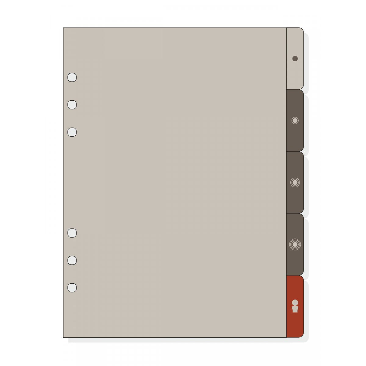 EAN 8422952011507 - Finocam 1986352 divisor Cloruro de polivinilo (PVC) Gris imagen 1